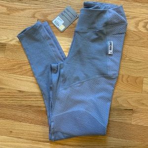Gymshark True Texture Leggings - Steel Blue